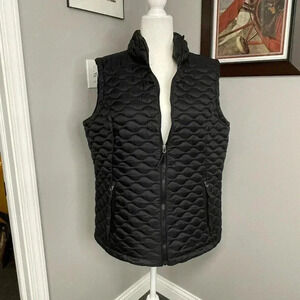 Free Country Black Puffer Vest Lightweight Womens Size XL